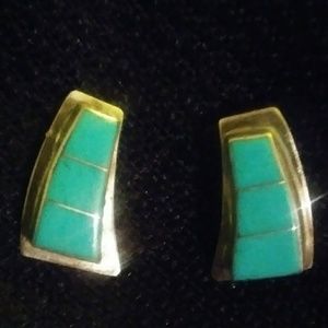 Navajo sterling silver turquoise